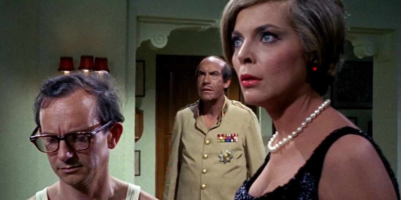 A scene from the 1960s Mission Impossible tv show