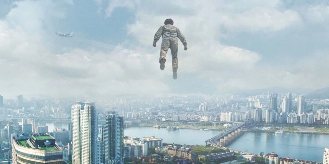 A scene from the movie, Psychokinesis