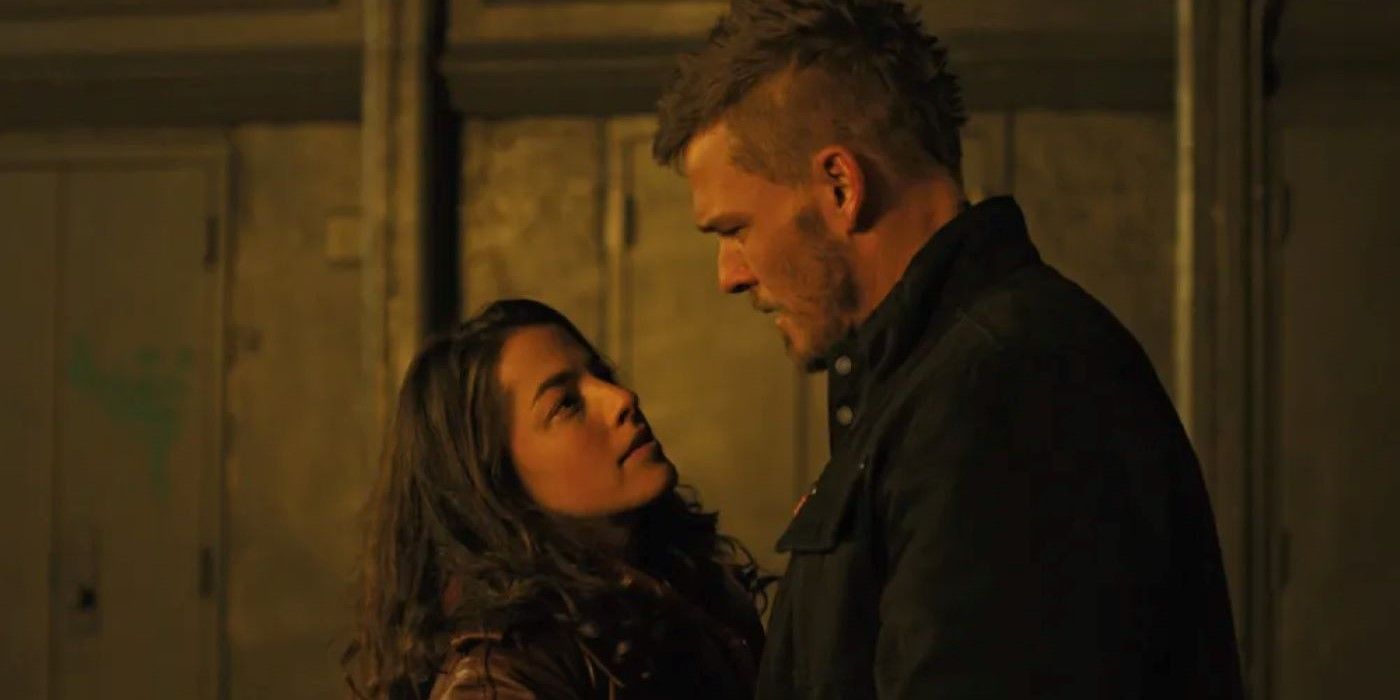 Alan Ritchson as Shayne Blackwell with Olivia Thirlby in Above The Shadows