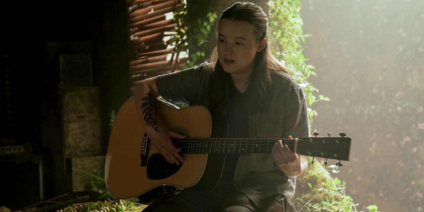 Bella Ramsey The Last of Us Season 2 guitar