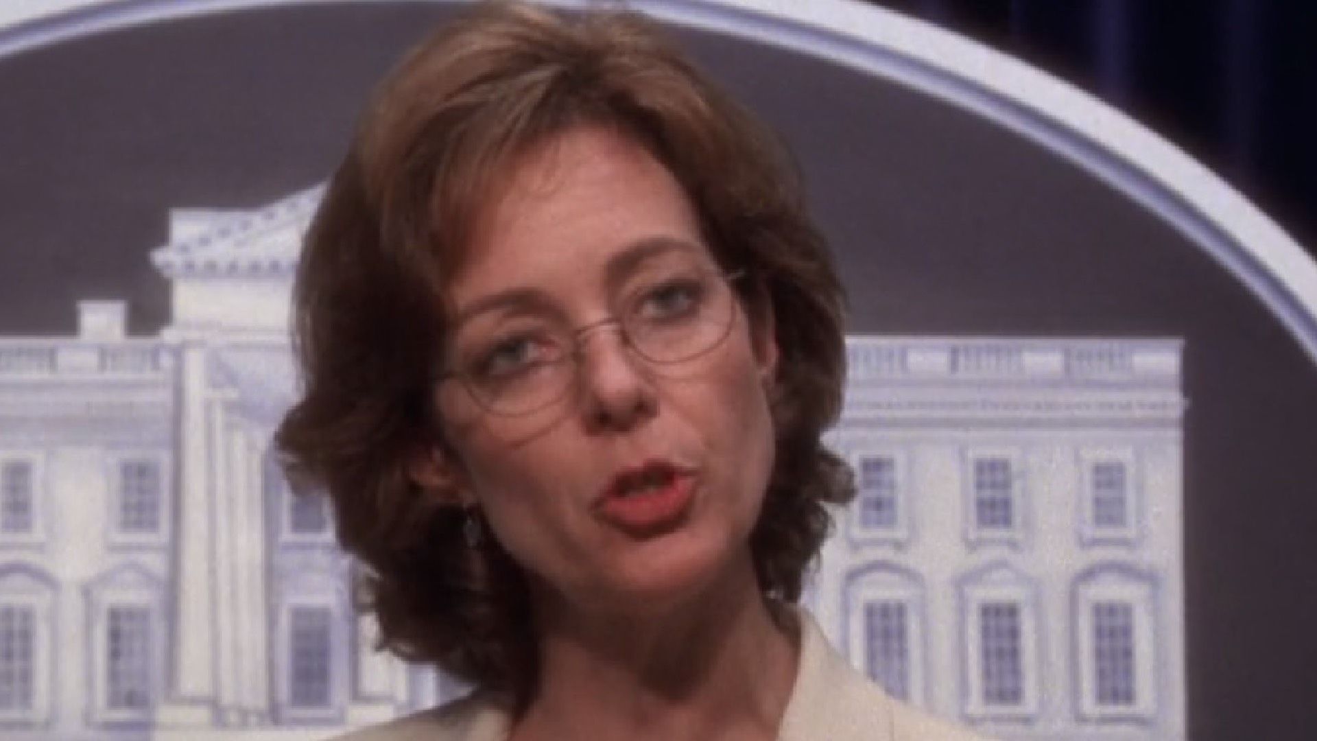Allison Janney as C.J. Cregg in The West Wing