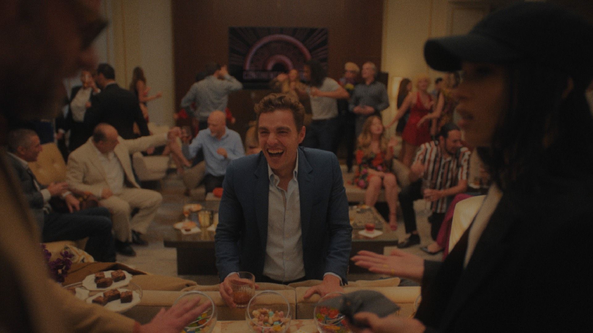 Dave Franco, Seth Rogen, and Zoe Kravitz in The Studio
