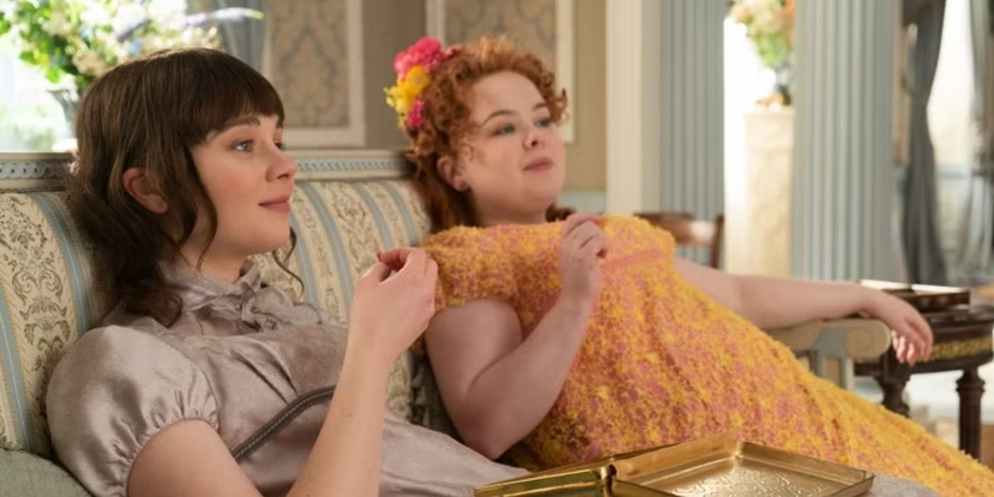 Eloise and Penelope hang out during the 'Bridgerton' Season 1 finale