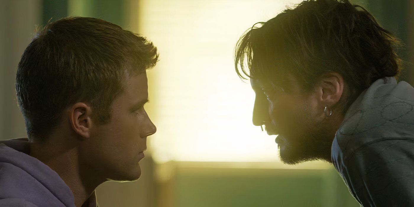 Bobby (Owen Patrick Joyner) and his brother Erik (Richard Harmon) discussing how to cheat Death at the hospital in Final Destination Bloodlines.