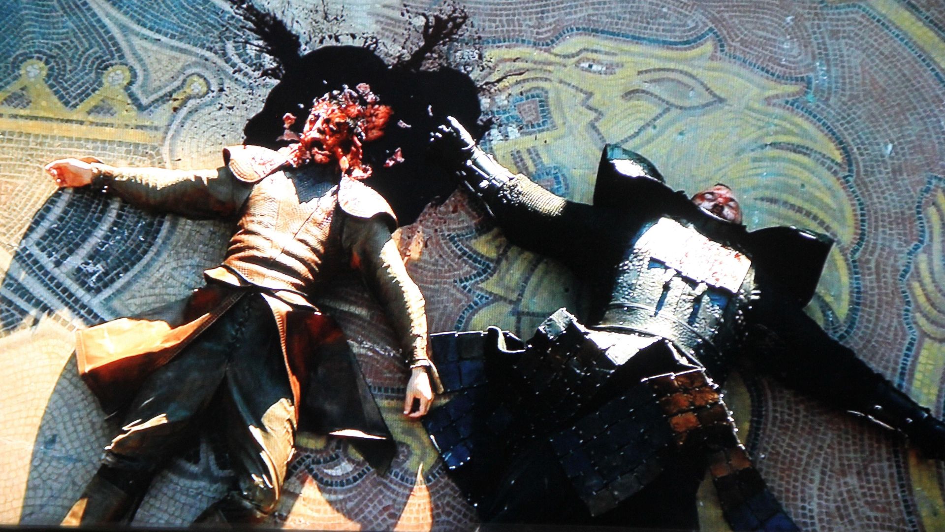 Viper's head is a bloody puddle in Game of Thrones