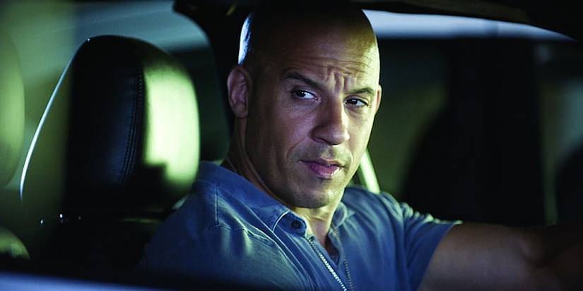 Vin Diesel as Dom Toretto in the Fast & Furious franchise