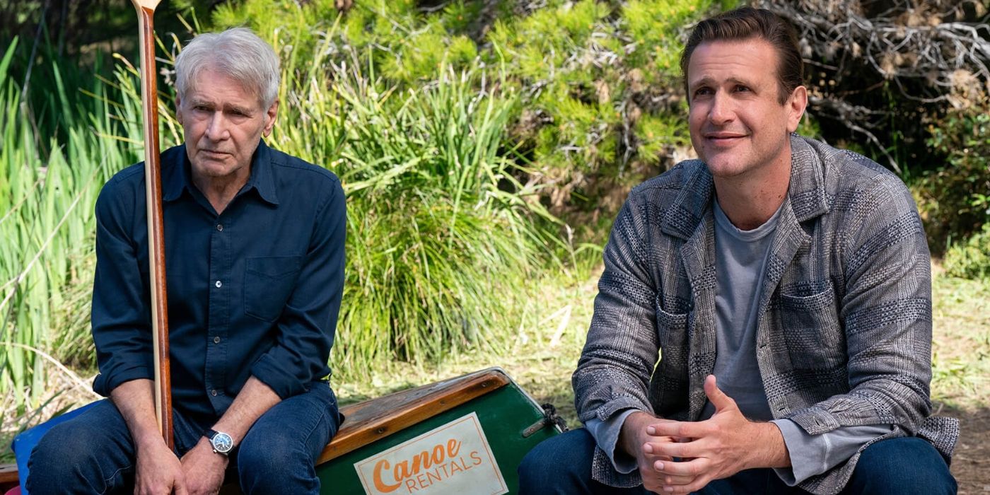Jason Segal and Harrison Ford in Shrinking