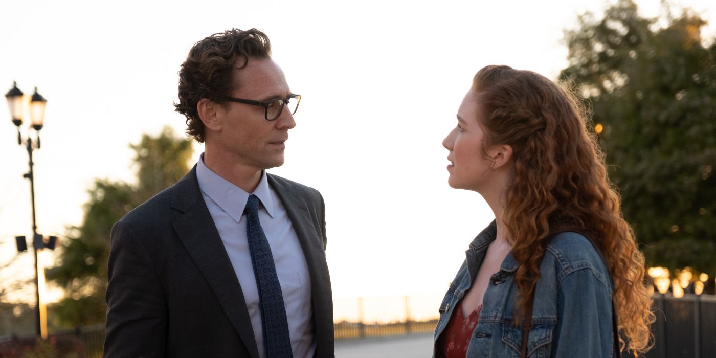 Jennifer Lawrence and Tom Hiddleston in The Life of Chuck