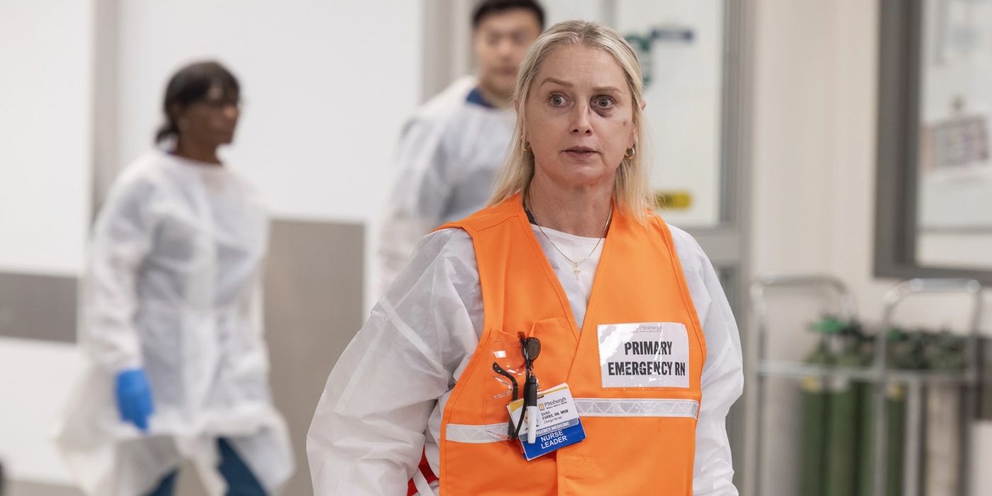 Katherine LaNasa as Dana Evans in 'The Pitt'
