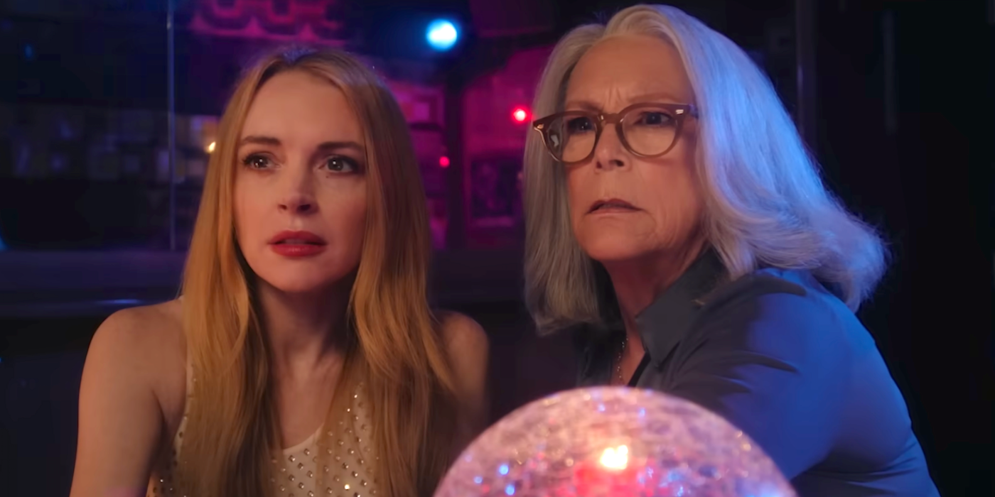 Lindsay Lohan as Anna Coleman and Jamie Lee Curtis as Tess Coleman in Freakier Friday