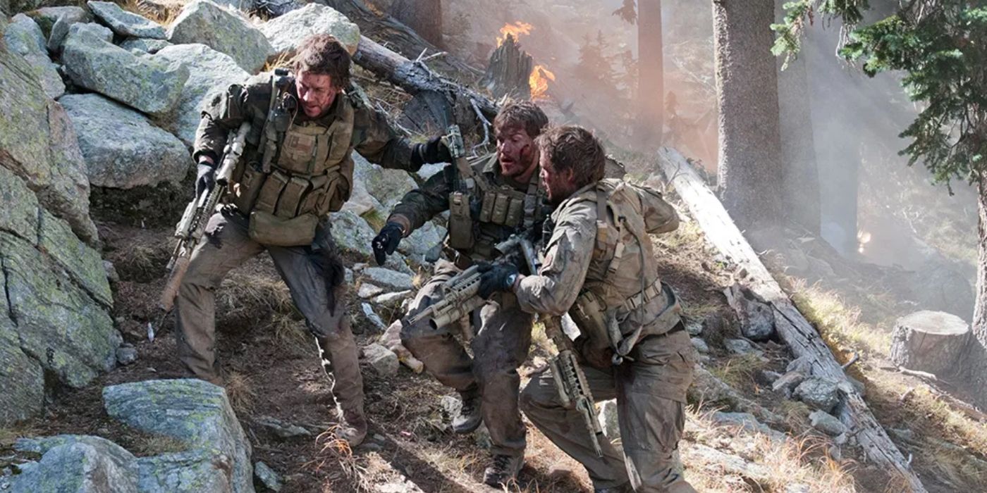 A combat scene from Lone Survivor