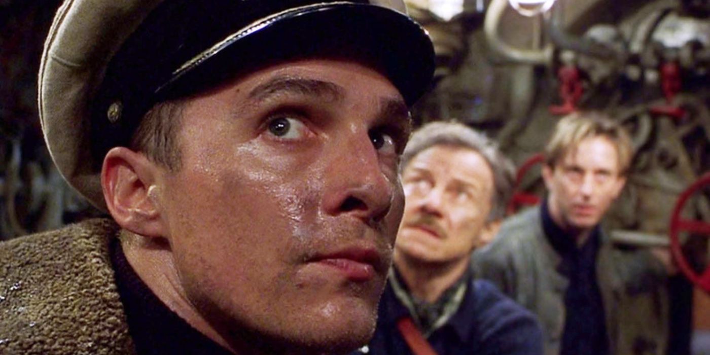 Matthew McConaughey is the leader of a submarine crew in u-571