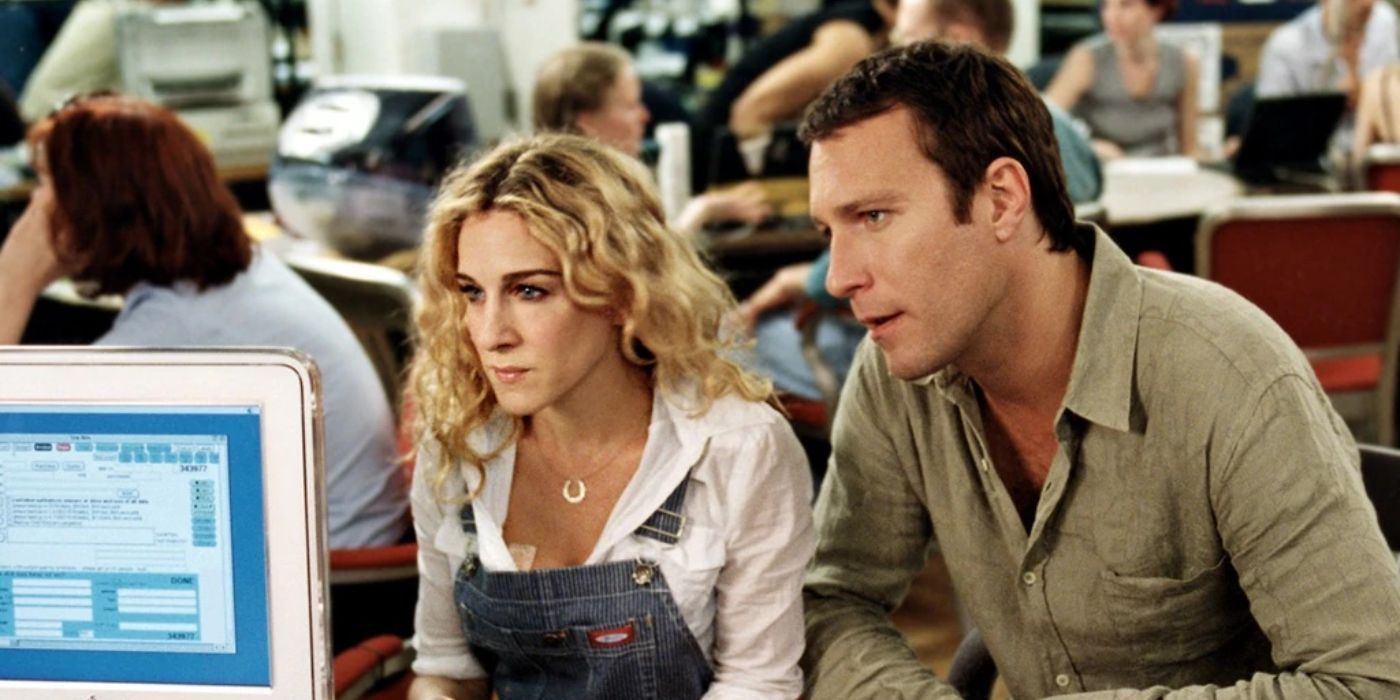 Carrie's laptop crashes in 'Sex and the City'