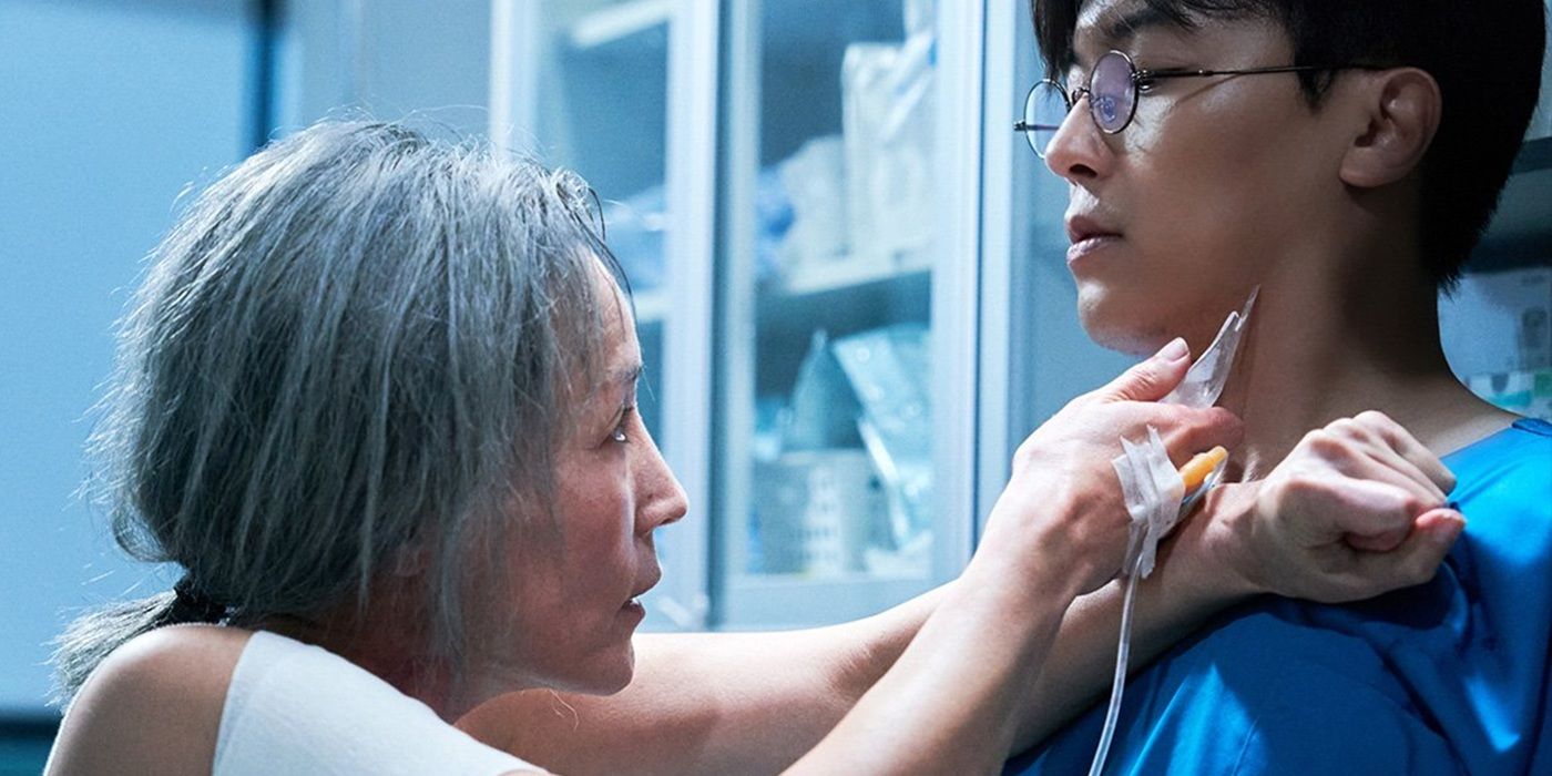 Still from The Old Woman with the Knife