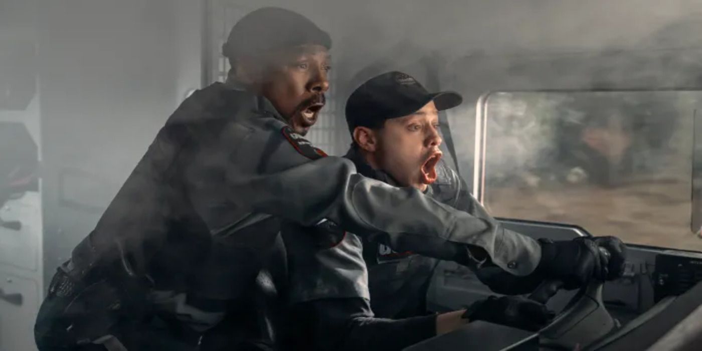 Eddie Murphy and Pete Davidson in 'The Pickup'