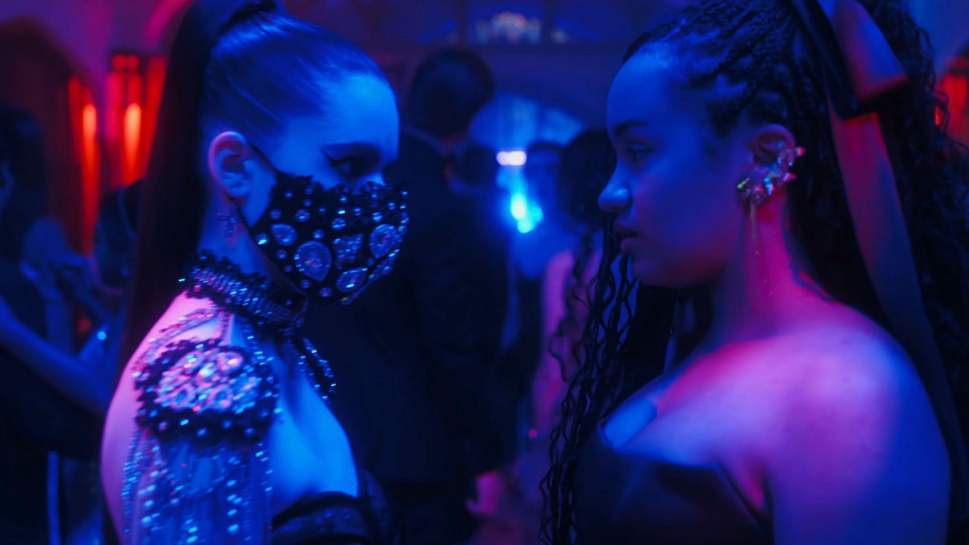 Riri and Mary at the Gala in the Kakegurui remake Bet.