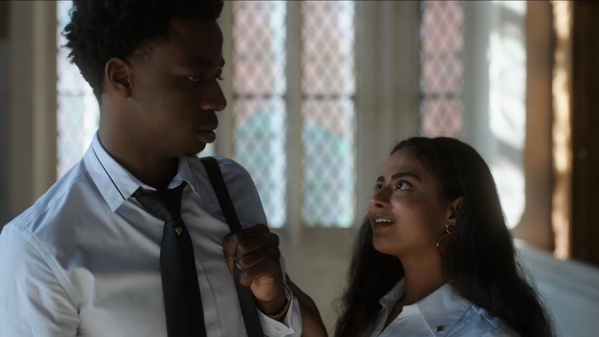 Ryan from the live action Kakegurui remake Bet being flirted with.