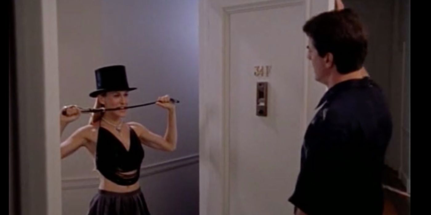 Carrie and Big in Season 2, Episode 12 of 'Sex and the City'