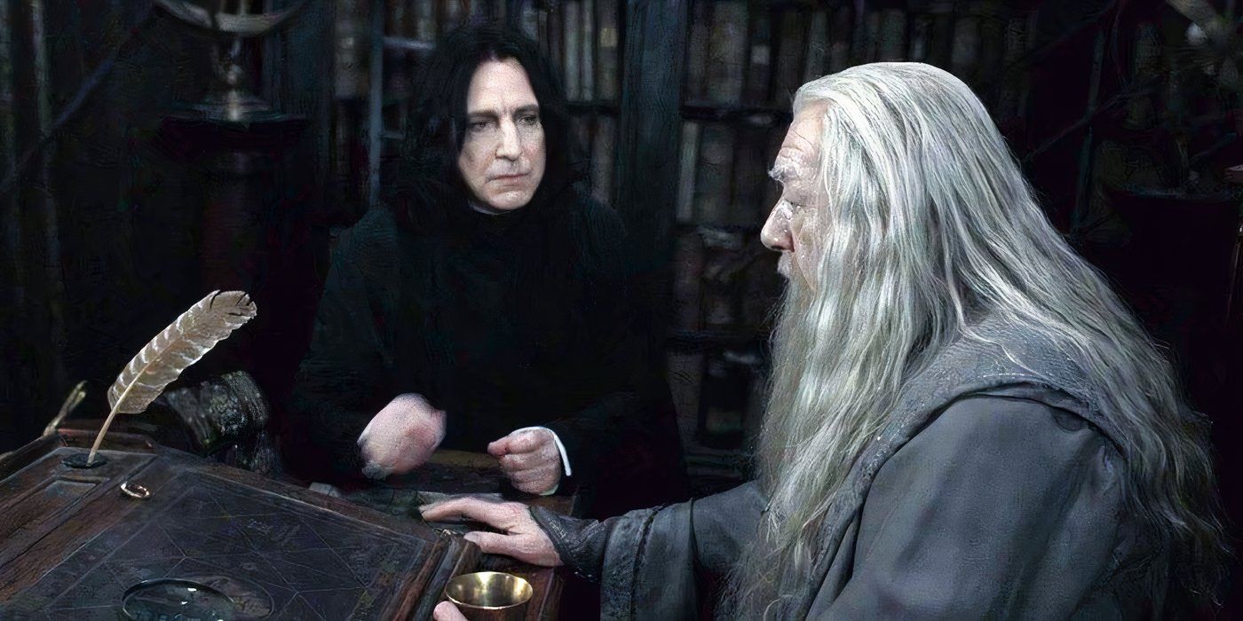 Snape and Dumbledore - Harry Potter and the Deathly Hallows Part 2