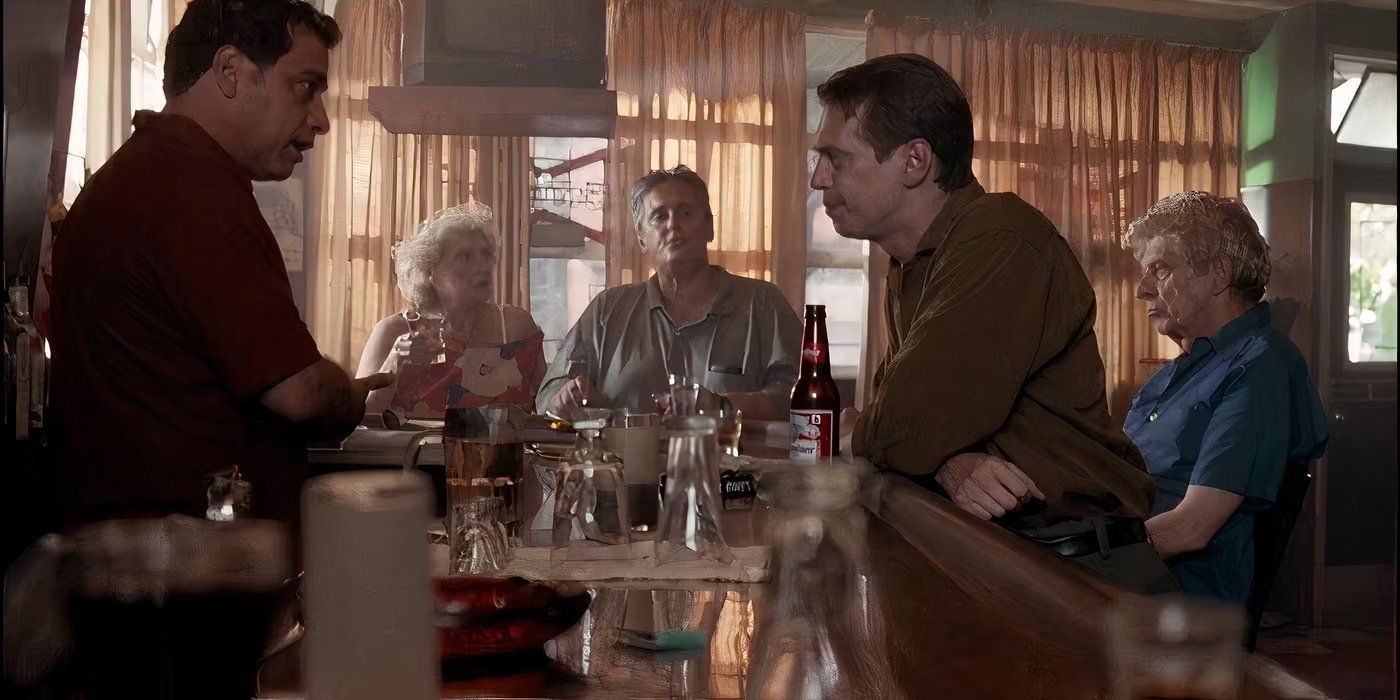 Steve Buscemi in his directorial debut, Trees Lounge', from 1996.