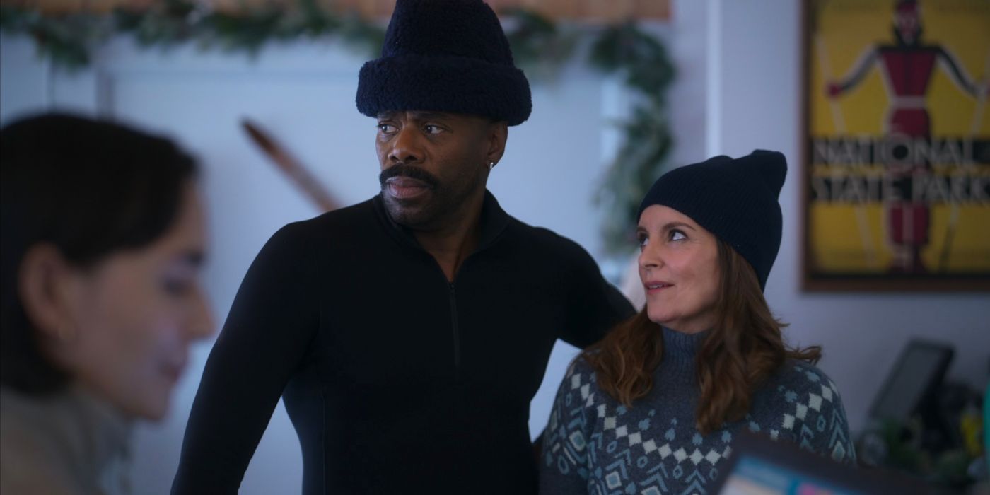 Kate and Danny reconcile in The Four Seasons comedy show.