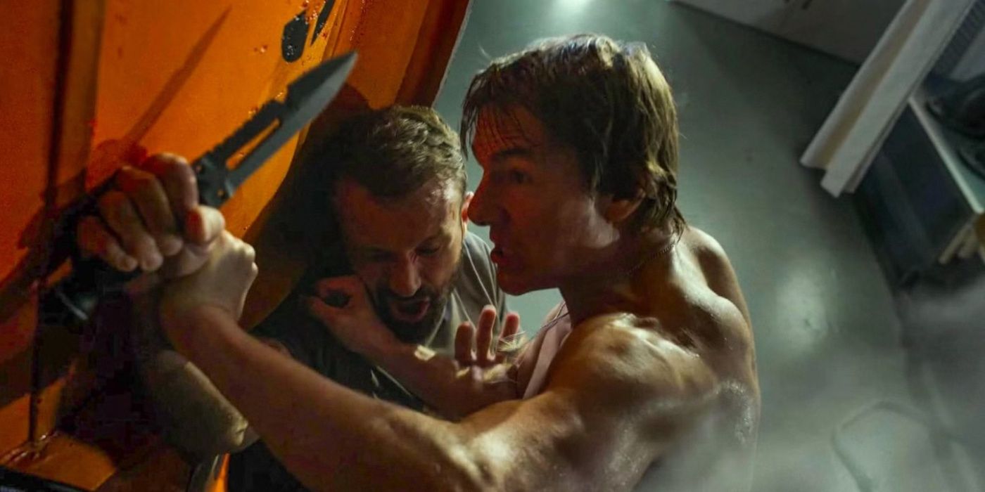 The submarine fight scene in Mission Impossible - The Final Reckoning