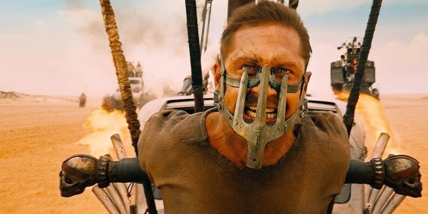 Tom Hardy stars in Mad Max: Fury Road