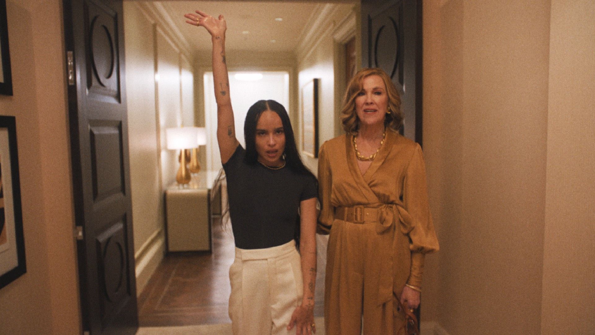 Zoe Kravitz and Catherine O'Hara in The Studio