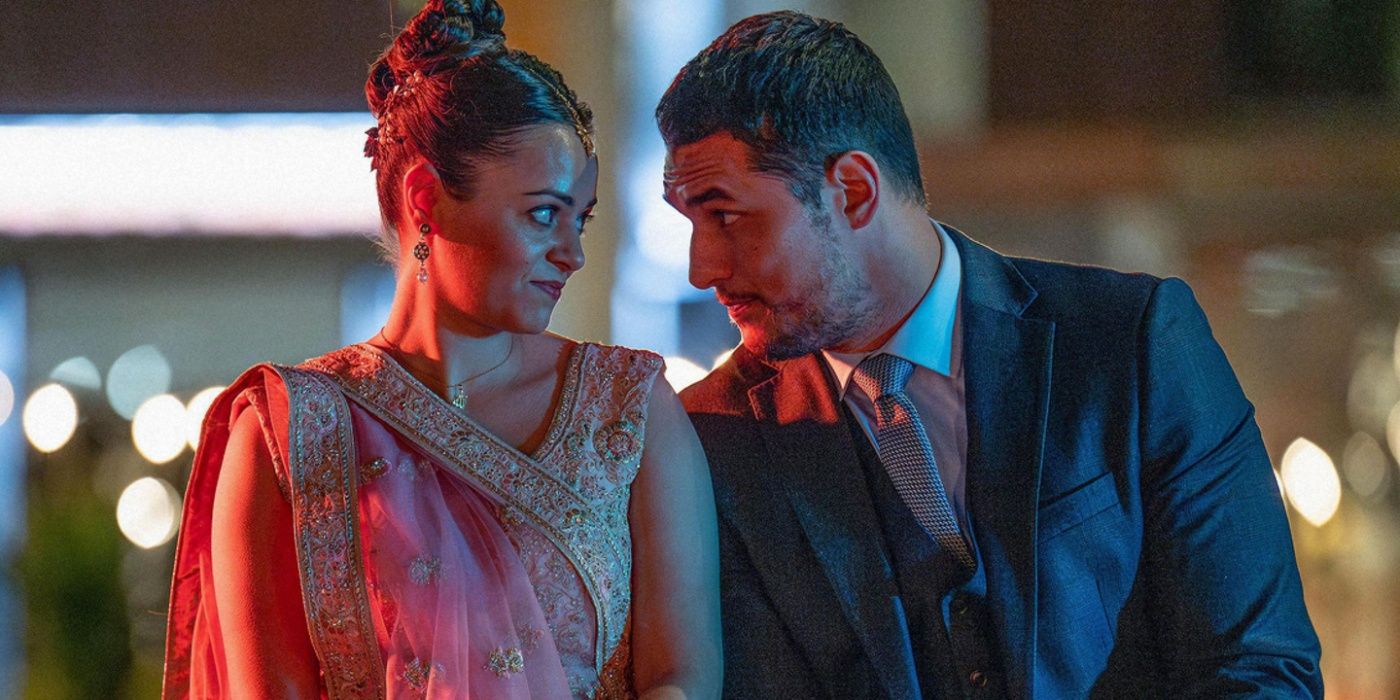 A scene from the BBC One detective show, Virdee