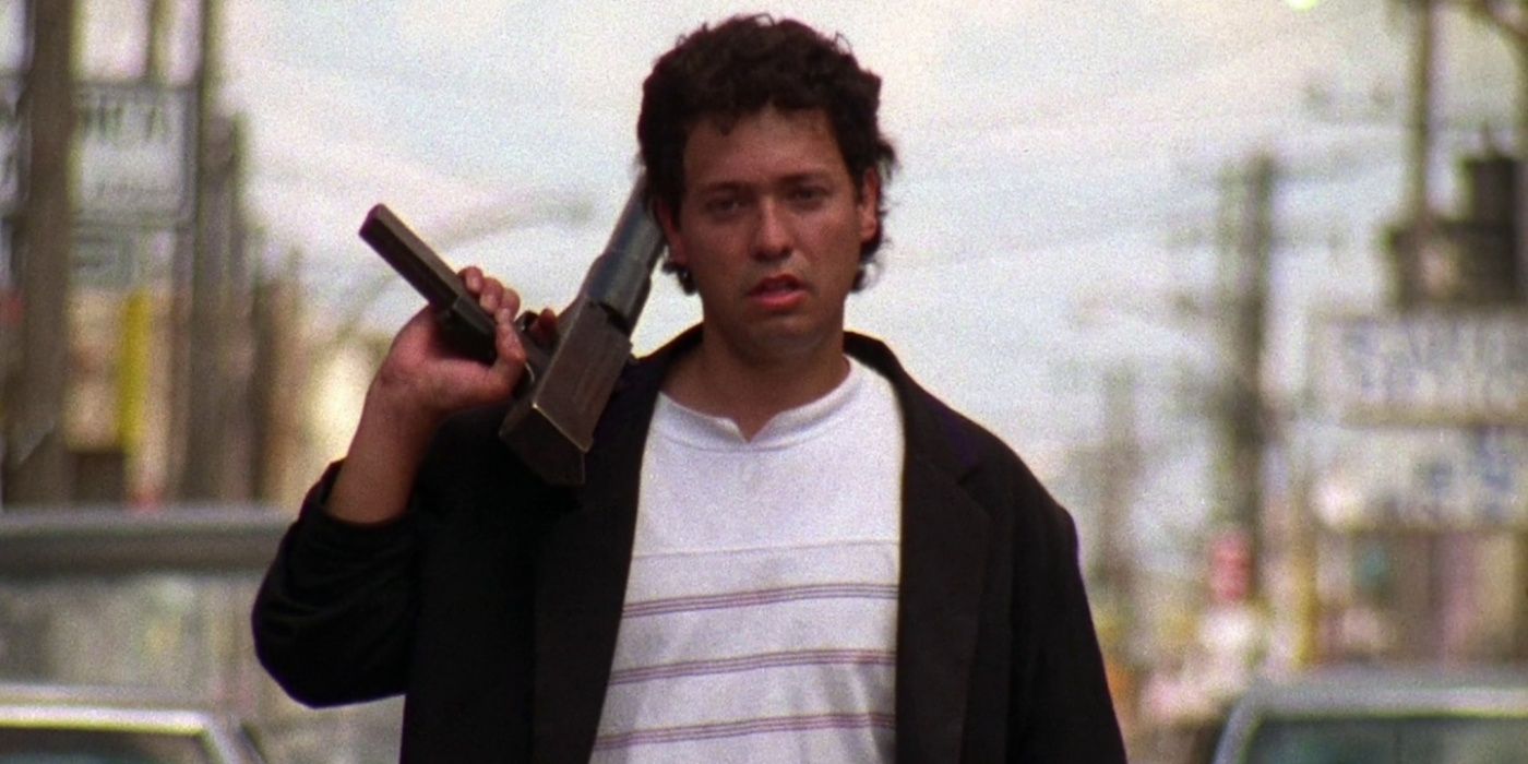 A scene from the Robert Rodriguez movie, El Mariachi