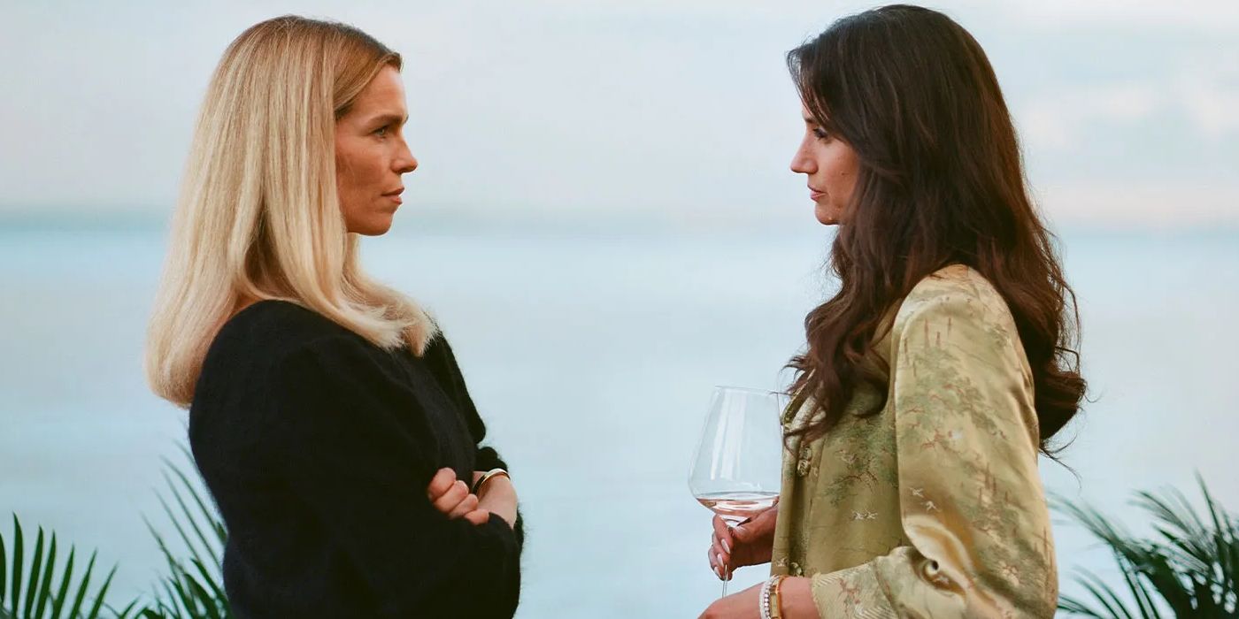 Cecilie and Katarina talking to each other in Netflix's Secrets We Keep