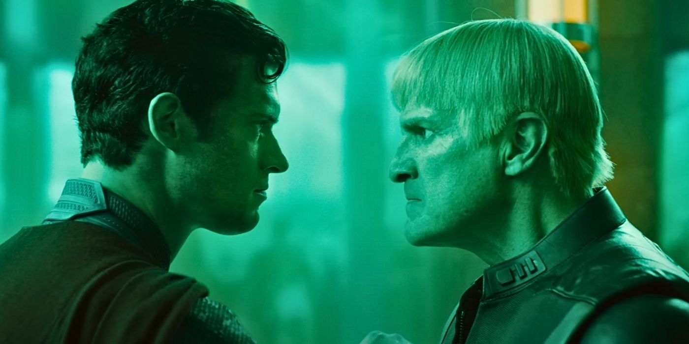 David Corenswet and Nathan Filion in Superman