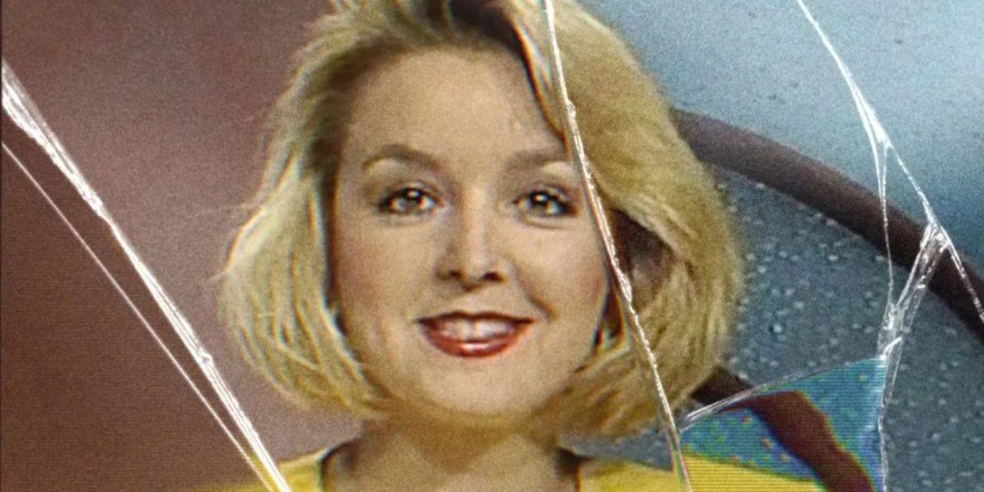 Jodi Huisentruit smililing wearing a yellow shirt in Her Last Broadcast: The Abduction of Jodi Huisentruit