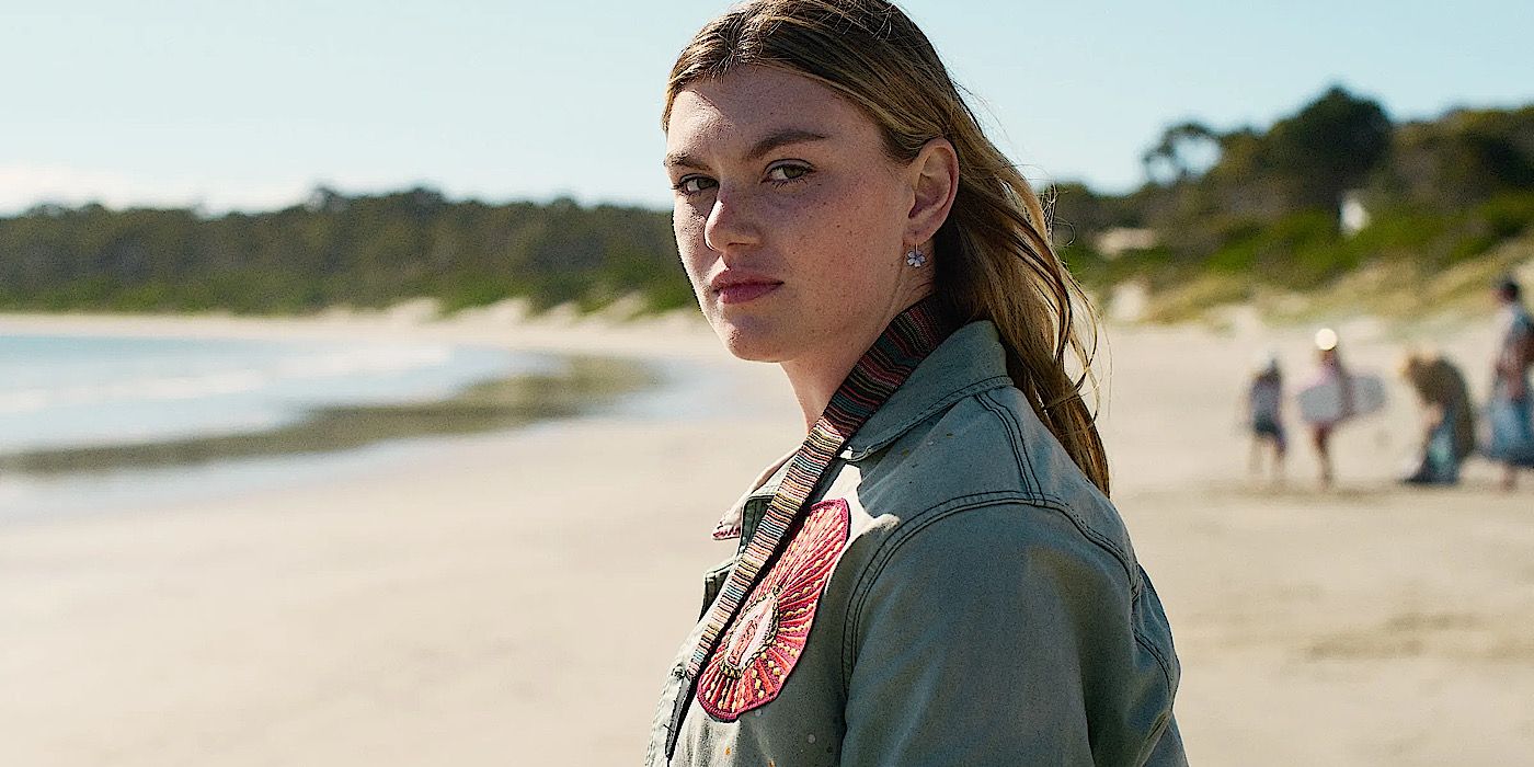 A Woman on a Beach in The Survivors