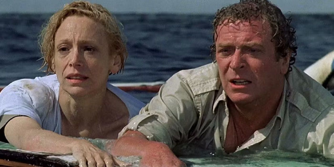 Michael Caine as Hoagie in Jaws: The Revenge 