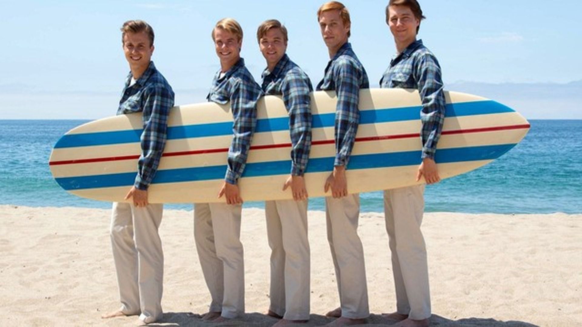 The Beach Boys in the biopic Love & Mercy