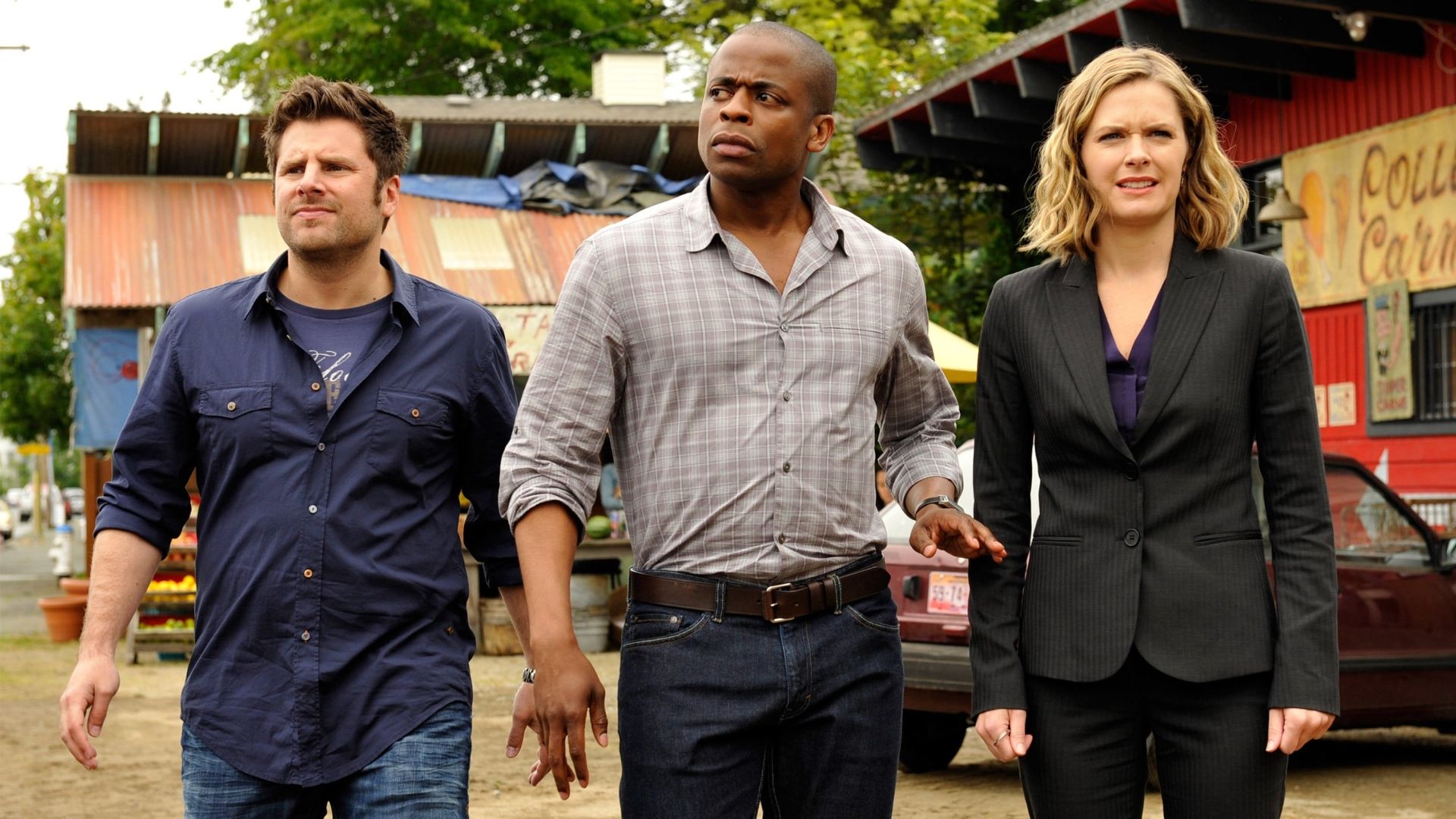 Shawn, Gus, and Jules in Psych