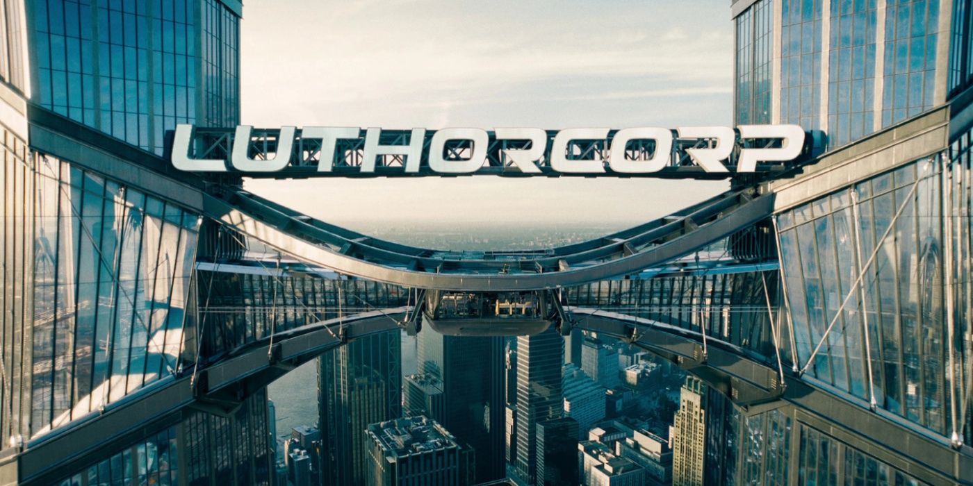 A view of Luthorcorp from James Gunn's Superman