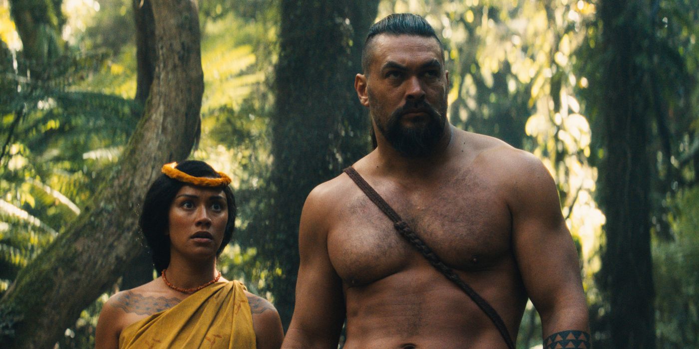 Jason Momoa in the jungle in Chief of War