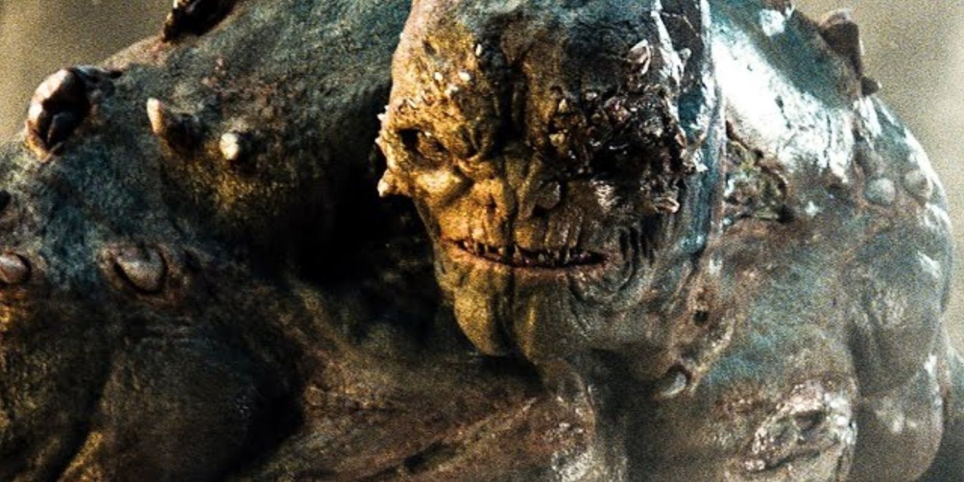 Doomsday in a scene from Batman V Superman