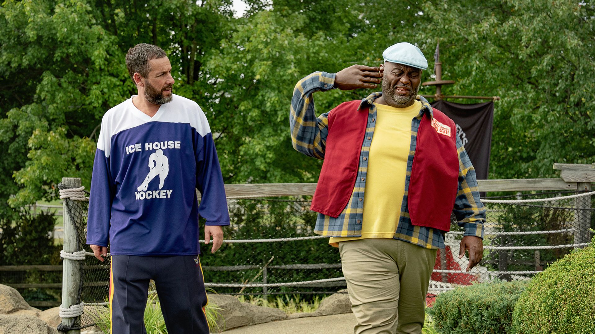 Happy walking with Slim in Happy Gilmore 2.
