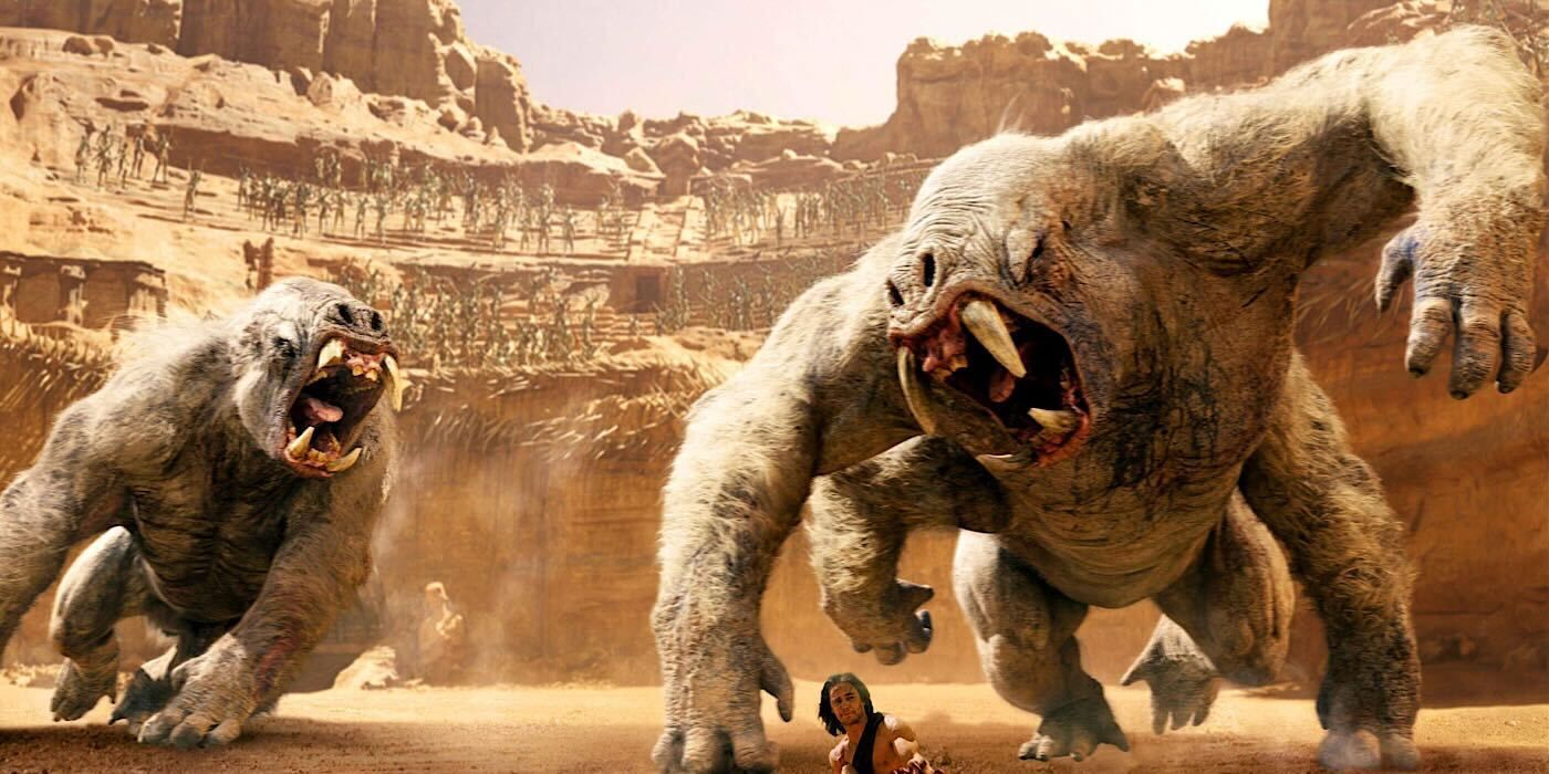 Monsters Fighting in John Carter