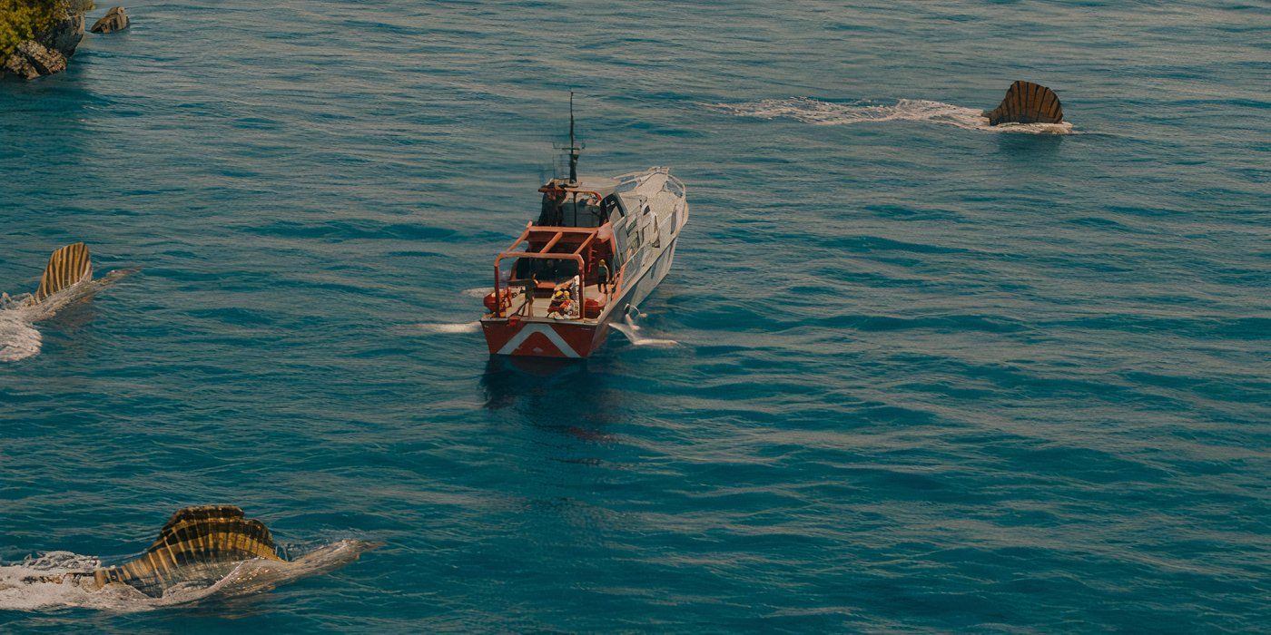 The Boat Scene is a reference to Jaws