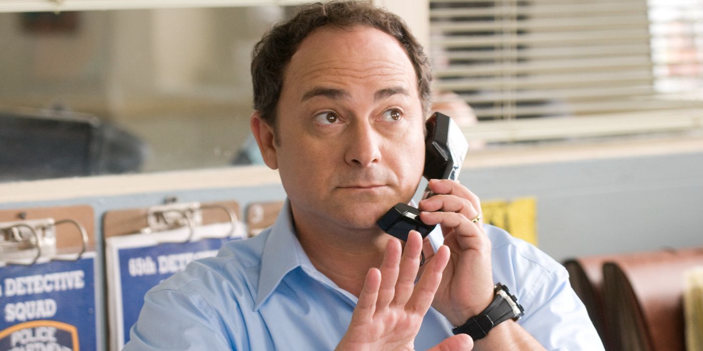 Hunsaker uses a phone in Cop Out