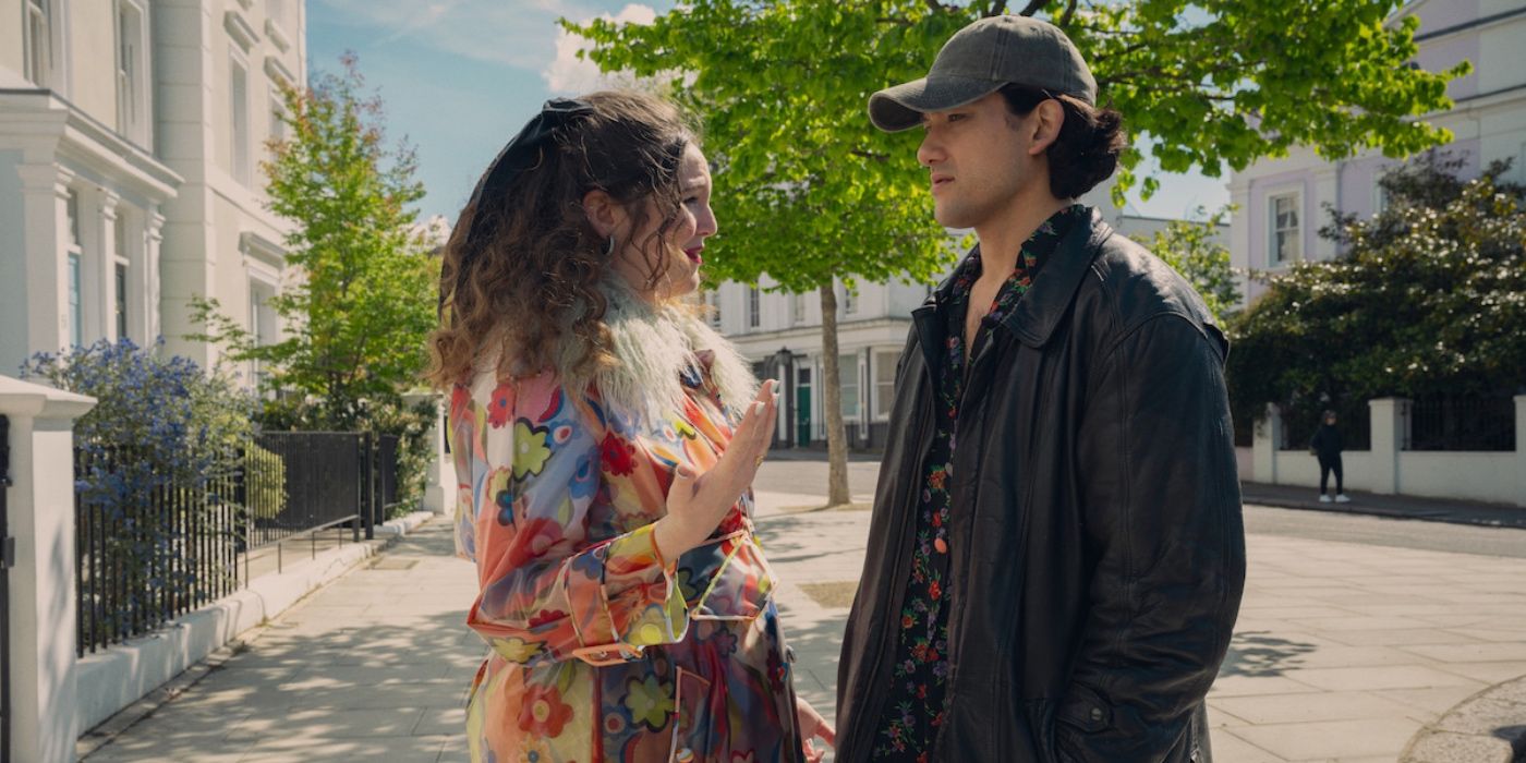 Megan Stalter and Will Sharpe as Jessica and Felix in Too Much