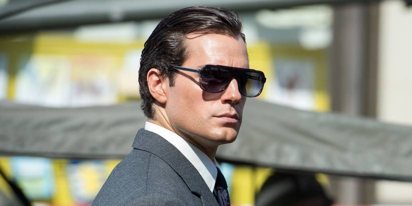 Henry Cavill looking James Bond-esque in The Man from U.N.C.L.E.