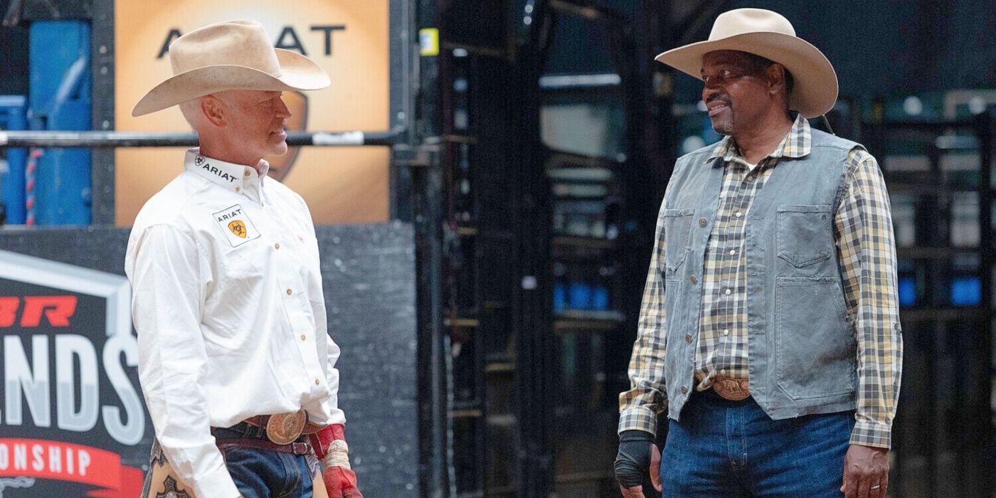 Neal McDonough and Mykelti Williamson in The Last Rodeo