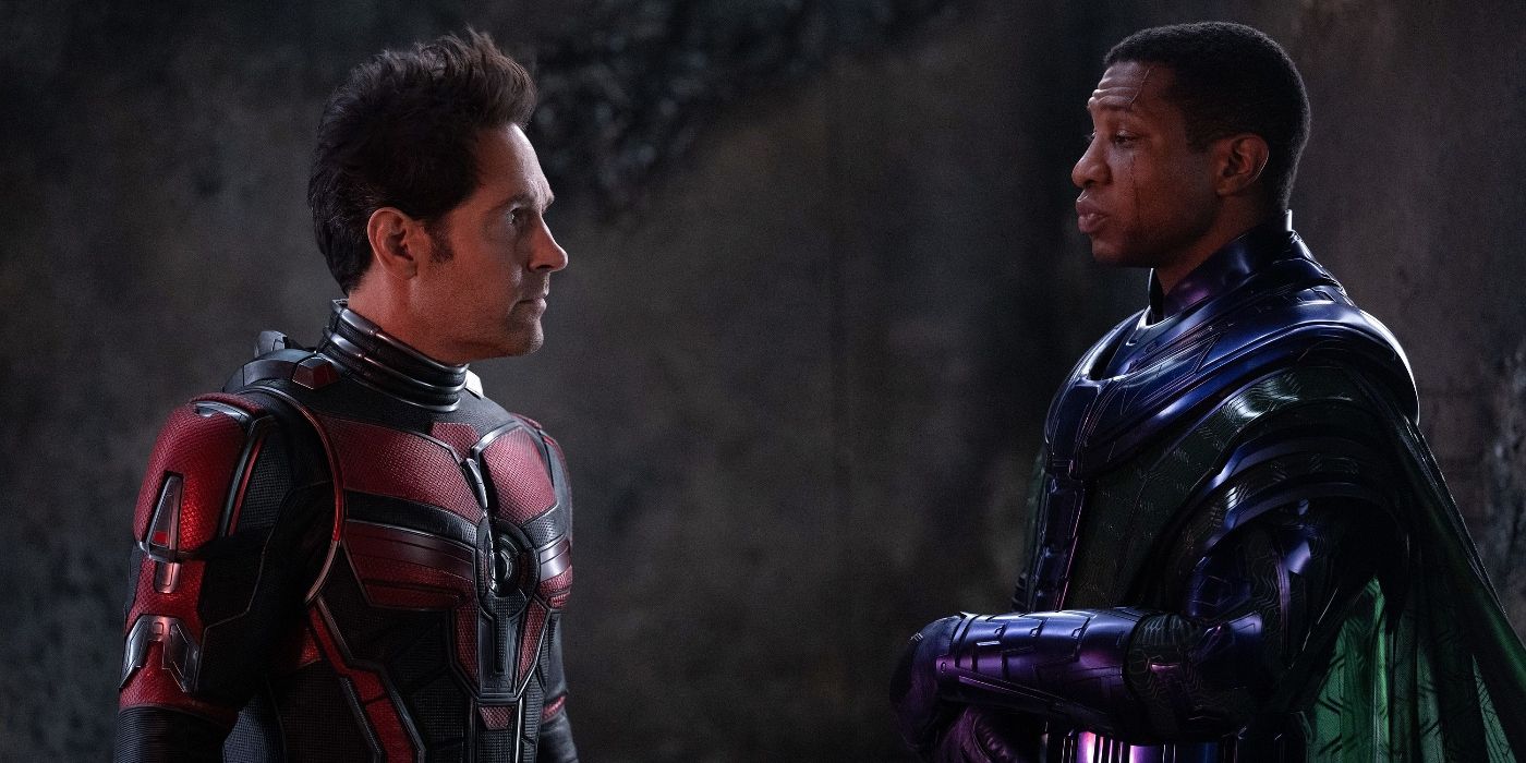Paul Rudd & Jonathan Majors in Ant-Man and the Wasp: Quantumania
