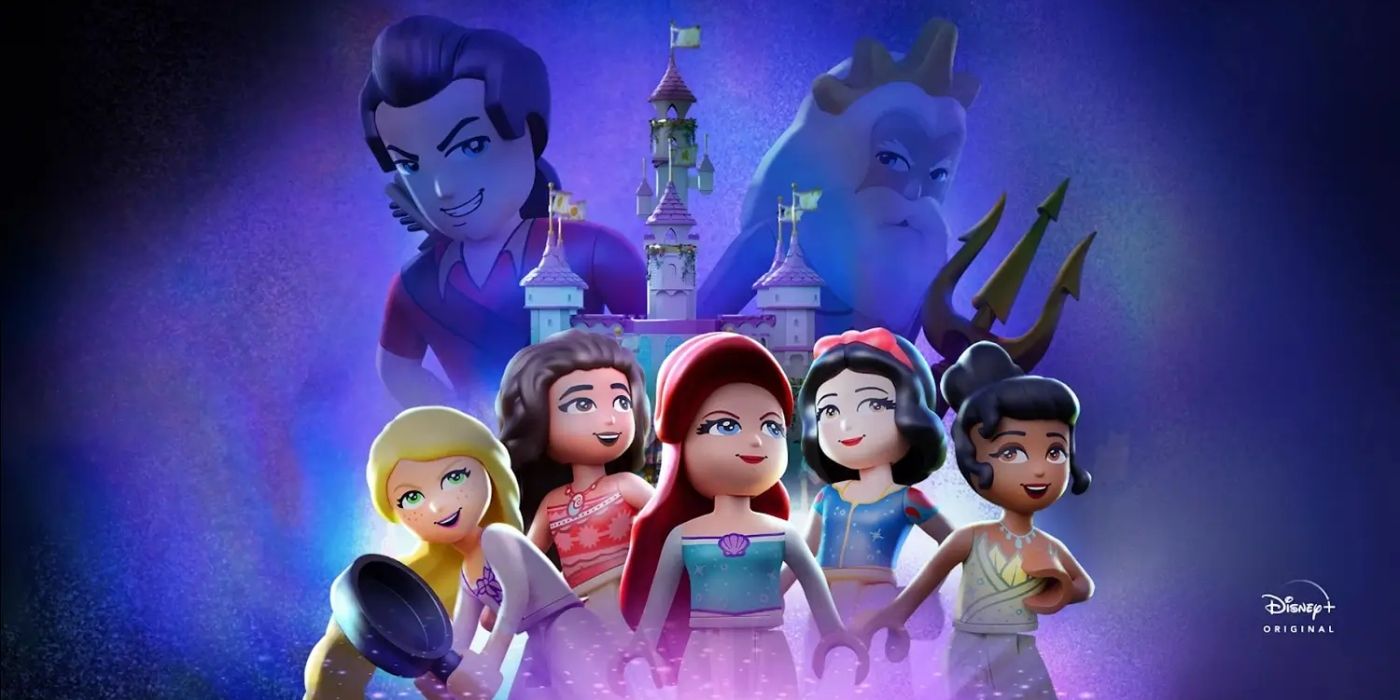 The artwork for LEGO Disney Princess: Villains Unite