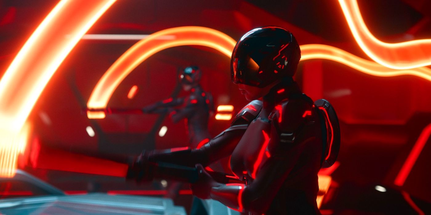 New 'Tron: Ares' Images Tease Evan Peters and Gillian Anderson's Villains